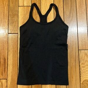 Lululemon Black Tank Top size 8